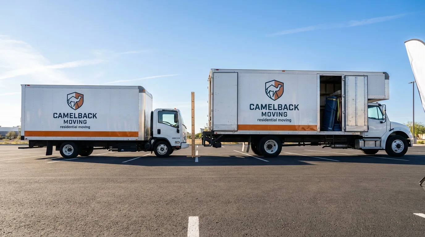 Moving truck size capacity guide in Evans City